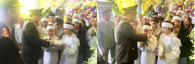 Tiễn biệt trung t&aacute; c&ocirc;ng an hy sinh khi khống chế đối tượng chặn xe, đe dọa người đi đường- Ảnh 2.