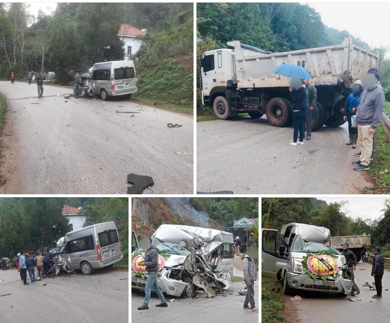 Vụ t&agrave;i xế xe đưa tang mắc kẹt trong cabin: Xe tải lấn l&agrave;n, hết hạn đăng kiểm- Ảnh 1.