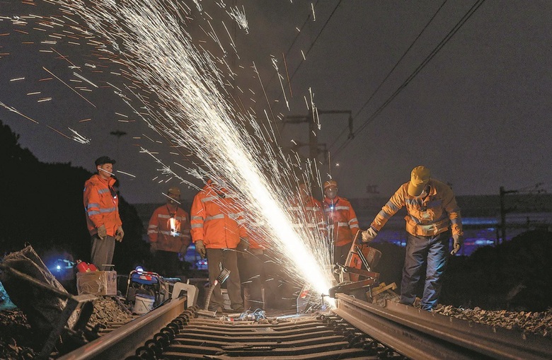 X&acirc;y dựng đường sắt tại Trung Quốc (WAM)