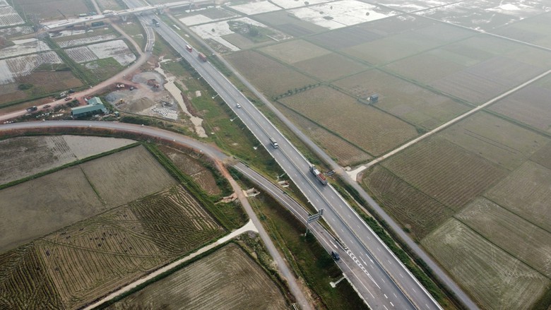 Nút giao cao tốc thứ 7 qua Thanh Hóa phấn đấu về đích sớm 6 tháng- Ảnh 1. Nút giao cao tốc thứ 7 qua Thanh Hóa phấn đấu về đích sớm 6 tháng- Ảnh 1.