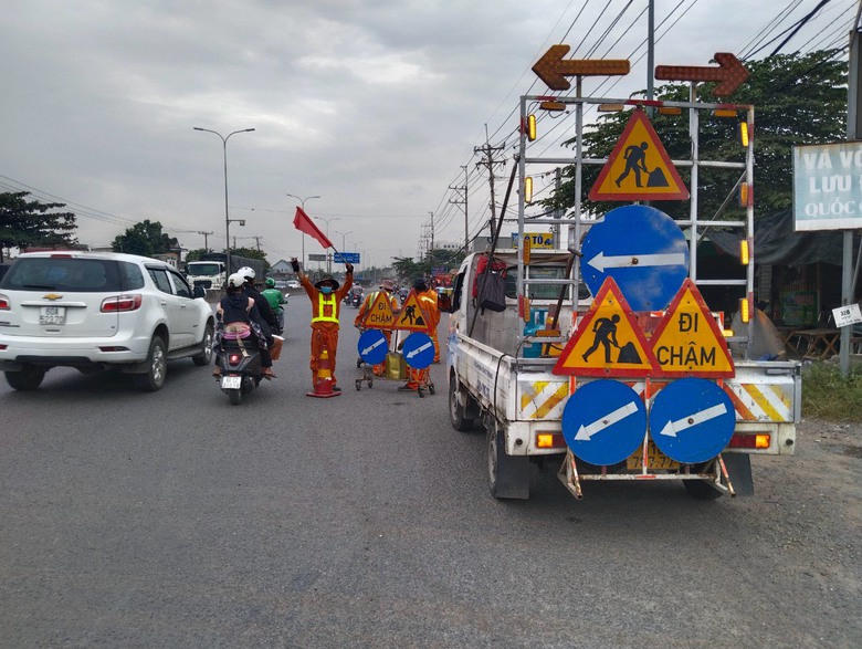 Khu Quản l&yacute; đường bộ IV xử l&yacute; nhiều điểm đen tr&ecirc;n QL51 sau khi BVEC dừng thu ph&iacute; BOT- Ảnh 1.