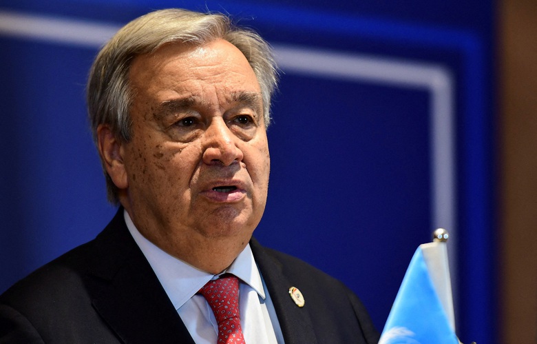 &Ocirc;ng Antonio Guterres tuy&ecirc;n bố sa thải 9 trong tổng số 12 nh&acirc;n vi&ecirc;n UNRWA bị c&aacute;o buộc d&iacute;nh d&aacute;ng tới cuộc tấn c&ocirc;ng của Hamas (Ảnh: Reuters)