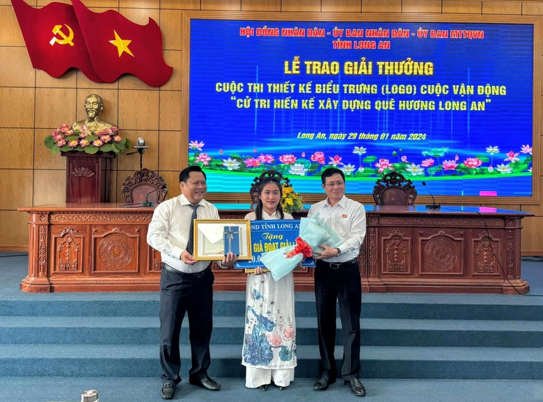 Logo biểu trưng Long An có gì đặc sắc?- Ảnh 1. Logo biểu trưng Long An có gì đặc sắc?- Ảnh 1.