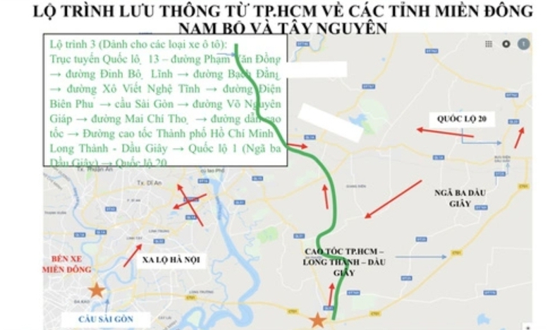 Từ TP.HCM về c&aacute;c tỉnh nghỉ Tết đi đường n&agrave;o để tr&aacute;nh kẹt xe?- Ảnh 2.