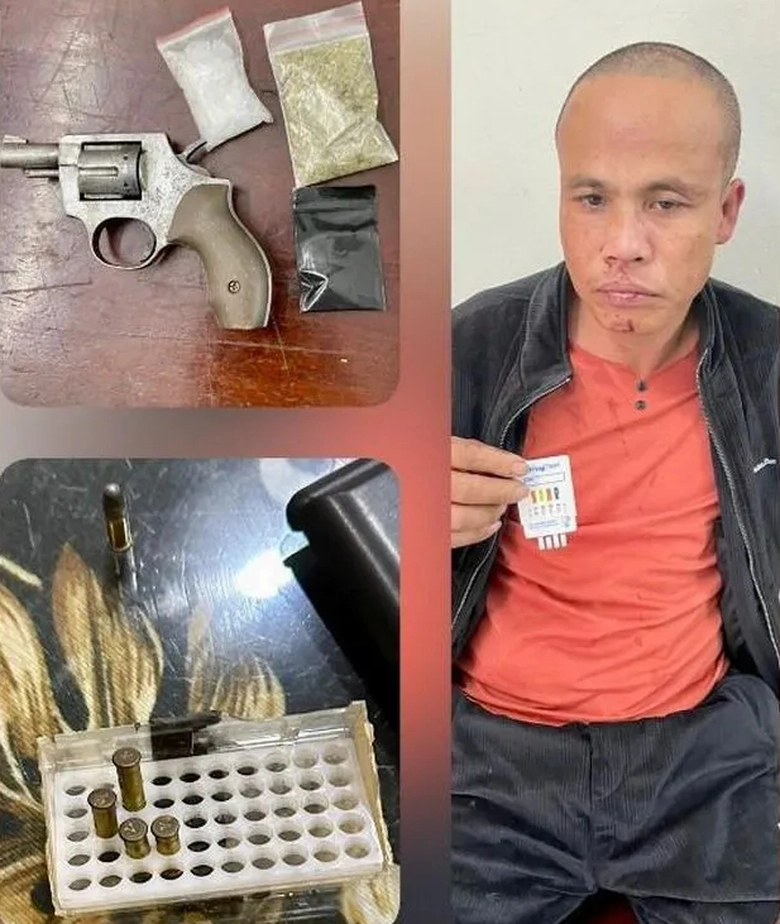 Nam Định: Khởi tố đối tượng mang s&uacute;ng đi mua ma t&uacute;y- Ảnh 1.