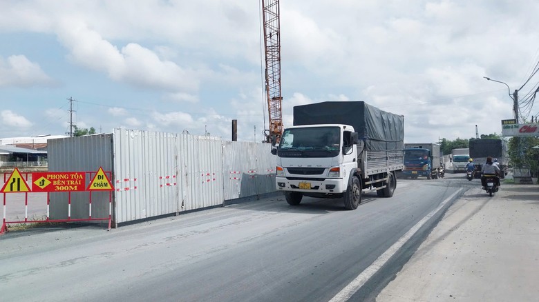 Đoạn sạt lở tr&ecirc;n QL80 tuyến tr&aacute;nh Long Xuy&ecirc;n đ&atilde; khắc phục đến đ&acirc;u?- Ảnh 3.