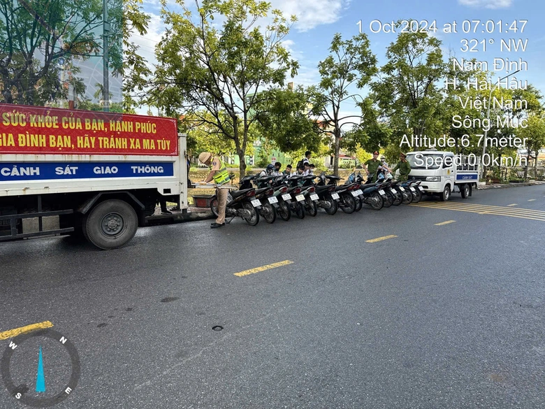 Nam Định tạm giữ 91 phương tiện sau 10 ng&agrave;y xử l&yacute; học sinh vi phạm giao th&ocirc;ng- Ảnh 3.