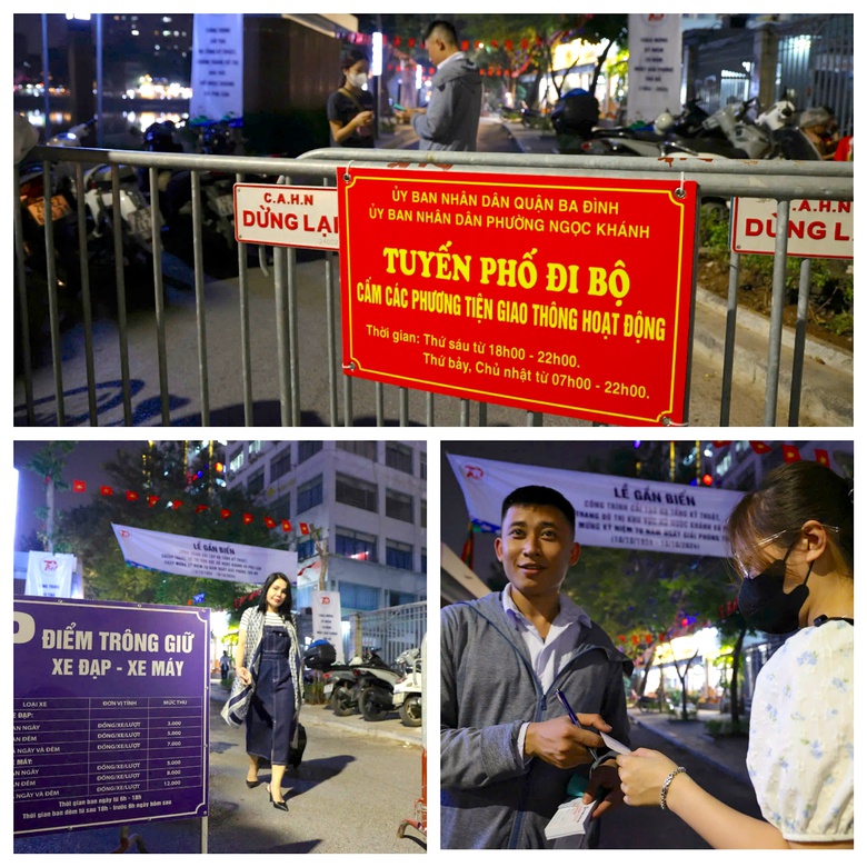 Phố đi bộ hồ Ngọc Khánh vắng vẻ ngày đầu mở cửa- Ảnh 1. Phố đi bộ hồ Ngọc Khánh vắng vẻ ngày đầu mở cửa- Ảnh 1.