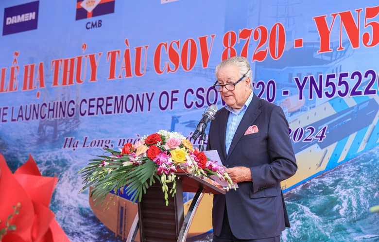 Hạ thủy t&agrave;u dịch vụ điện gi&oacute; c&ocirc;ng nghệ hiện đại bậc nhất- Ảnh 3.