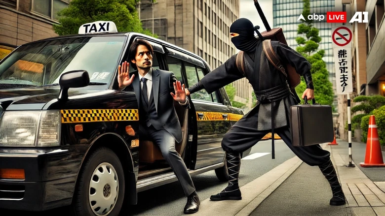 Độc đ&aacute;o dịch vụ taxi chủ đề ninja, kinh dị tại Nhật Bản- Ảnh 2.