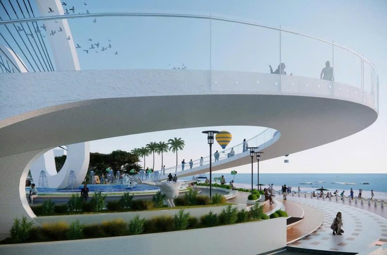 Chi&ecirc;m ngưỡng phối cảnh quảng trường biển lớn nhất v&ugrave;ng Đ&ocirc;ng Nam Bộ- Ảnh 5.