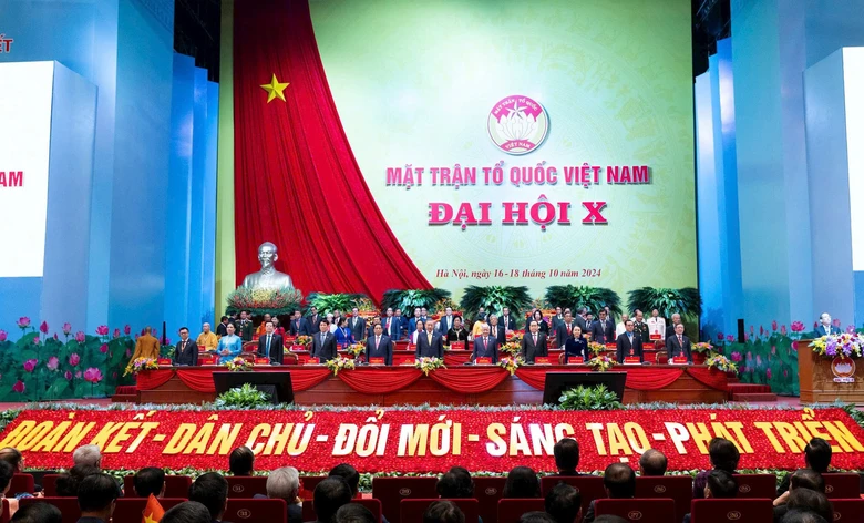 Tổng B&iacute; thư, Chủ tịch nước T&ocirc; L&acirc;m dự khai mạc Đại hội Mặt trận Tổ quốc Việt Nam lần thứ X- Ảnh 3.
