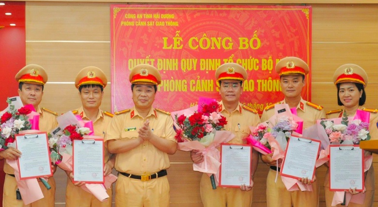 Ph&ograve;ng CSGT Hải Dương sắp xếp, c&ograve;n lại 5 đơn vị cấp đội- Ảnh 1.