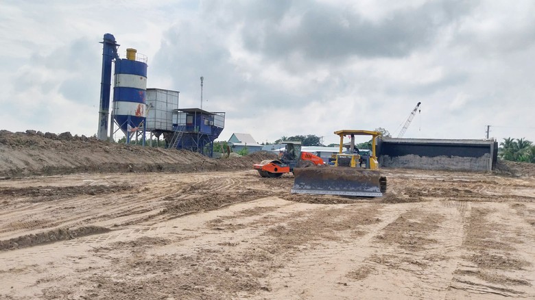 Giải ph&aacute;p thay thế c&aacute;t gia tải nền đường tr&ecirc;n cao tốc trục ngang miền T&acirc;y- Ảnh 1.