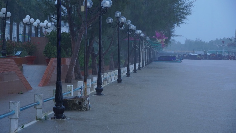 Cần Thơ: C&oacute; "l&aacute; chắn" ngh&igrave;n tỷ, bến Ninh Kiều vẫn ch&igrave;m trong nước- Ảnh 1.