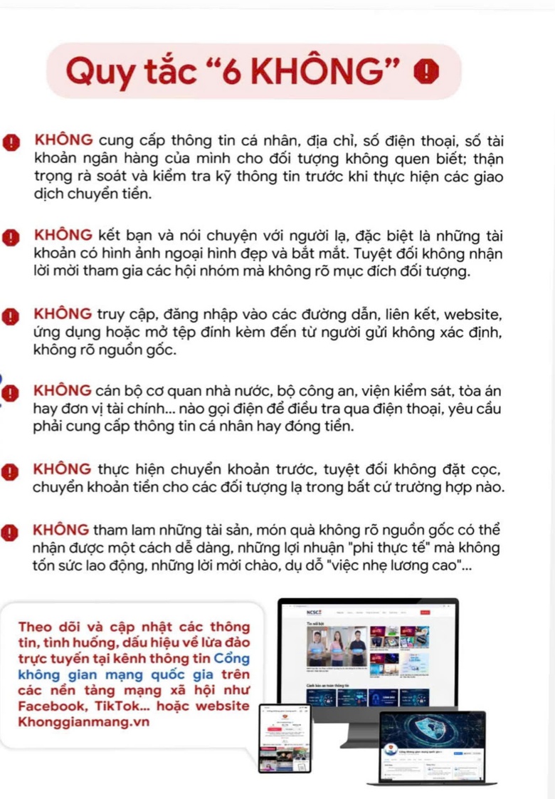 Bà Rịa - Vũng Tàu: Đẩy mạnh nhận diện, phòng chống lừa đảo qua mạng- Ảnh 2. Bà Rịa - Vũng Tàu: Đẩy mạnh nhận diện, phòng chống lừa đảo qua mạng- Ảnh 2.