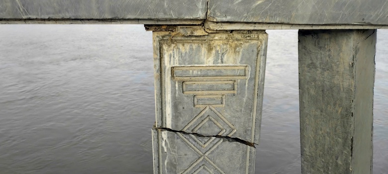 V&igrave; sao lan can đ&aacute; tiền tỷ ở L&agrave;o Cai hư hỏng nặng sau mưa b&atilde;o?- Ảnh 2.