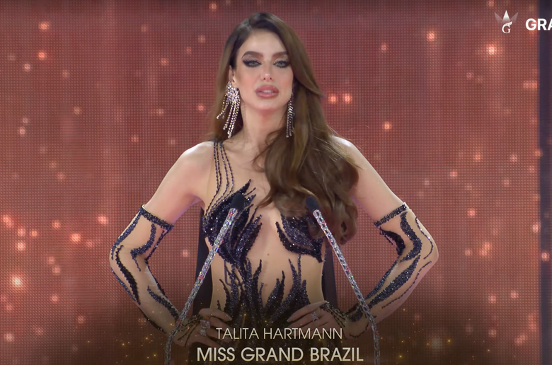 Phần thi ứng xử g&acirc;y ấn tượng của top 5 Miss Grand International 2024- Ảnh 3.