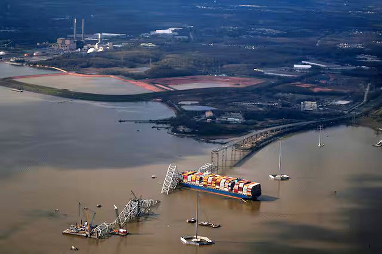 Chủ t&agrave;u đ&acirc;m sập cầu Baltimore chấp thuận bồi thường 102 triệu USD- Ảnh 1.