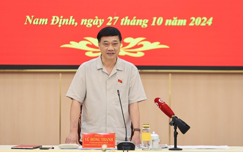 Đo&agrave;n c&ocirc;ng t&aacute;c Quốc hội khảo s&aacute;t thực tế dự &aacute;n đường sắt tốc độ cao Bắc - Nam- Ảnh 1.