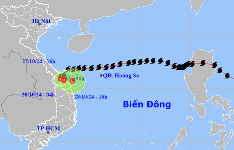 B&atilde;o Tr&agrave; Mi suy yếu th&agrave;nh &aacute;p thấp nhiệt đới- Ảnh 1.