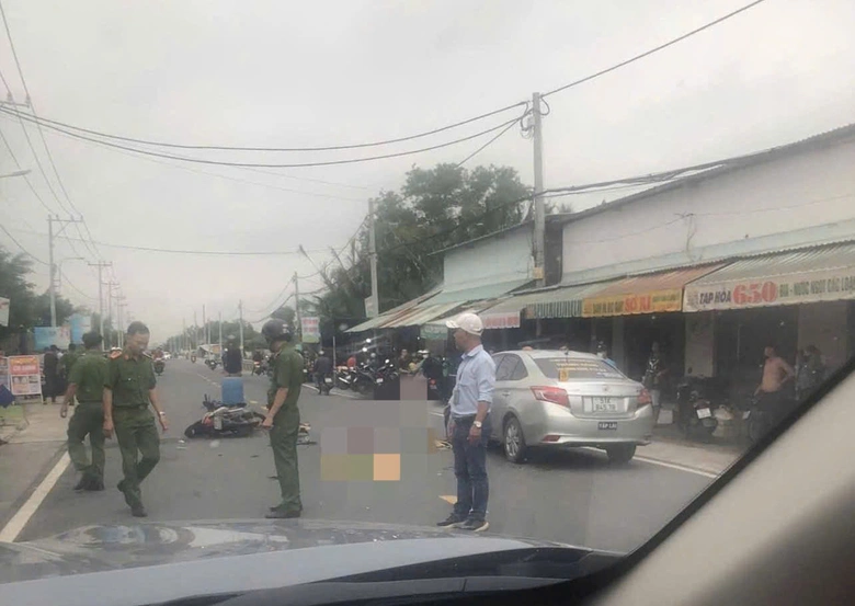 Va chạm với xe tập l&aacute;i, người đ&agrave;n &ocirc;ng tử vong tại chỗ- Ảnh 1.