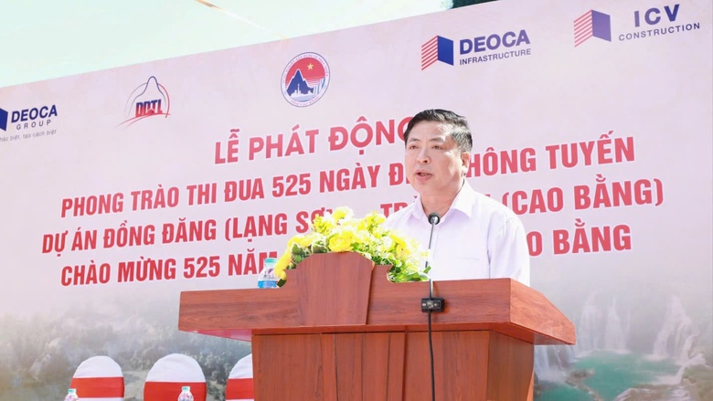 Thi đua 525 ngày đêm thông xe cao tốc Đồng Đăng - Trà Lĩnh- Ảnh 1. Thi đua 525 ngày đêm thông xe cao tốc Đồng Đăng - Trà Lĩnh- Ảnh 1.