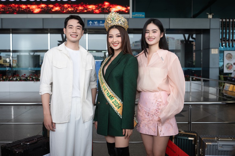 V&otilde; L&ecirc; Quế Anh l&ecirc;n đường đi Campuchia tham dự Miss Grand International 2024- Ảnh 3.