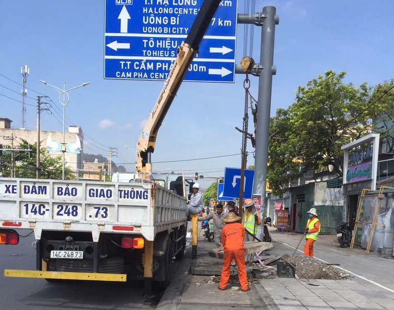 Quảng Ninh ưu ti&ecirc;n kh&ocirc;i phục hạ tầng giao th&ocirc;ng bị hư hỏng sau mưa b&atilde;o- Ảnh 3.
