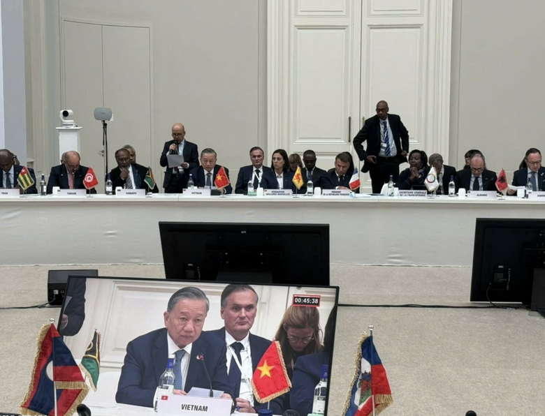 Tổng B&iacute; thư, Chủ tịch nước T&ocirc; L&acirc;m ph&aacute;t biểu tại Hội nghị Cấp cao Ph&aacute;p ngữ- Ảnh 1.