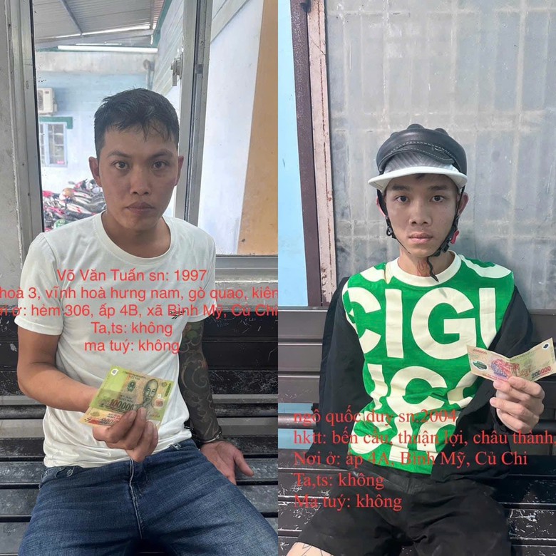 TP.HCM: Bắt giữ 2 đối tượng giả công an để yêu cầu kiểm tra hành chính rồi cướp tài sản- Ảnh 1.