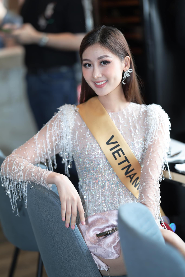 Hoa hậu Quế Anh bắn rap, lọt Top 15 t&agrave;i năng của Miss Grand International 2024- Ảnh 1.