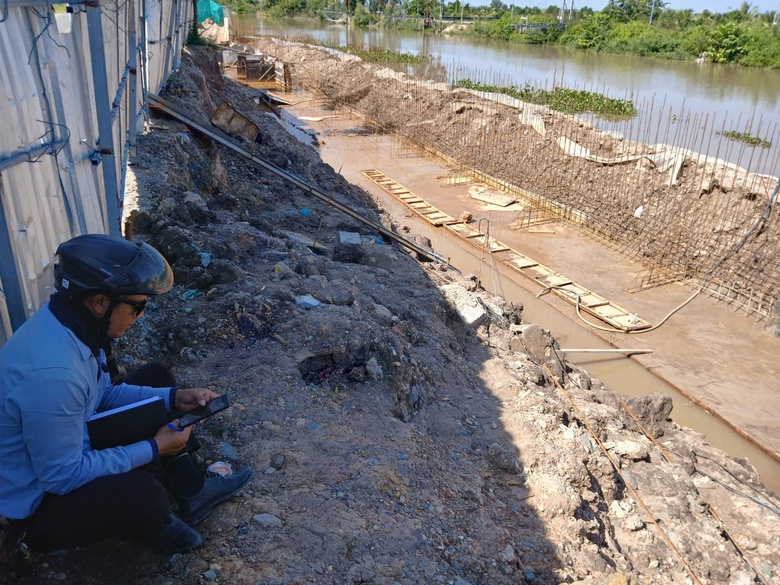 Bờ k&egrave; 80 tỷ ở Ki&ecirc;n Giang sạt lở sau nghiệm thu 5 th&aacute;ng: Bao giờ khắc phục xong?- Ảnh 2.