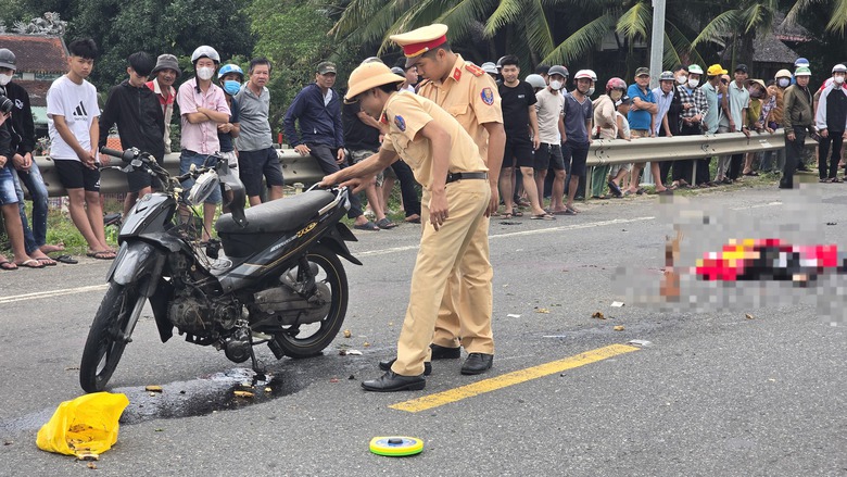 Quảng Nam: &Ocirc; t&ocirc; va chạm xe m&aacute;y tr&ecirc;n quốc lộ, 1 người tử vong tại chỗ- Ảnh 1.
