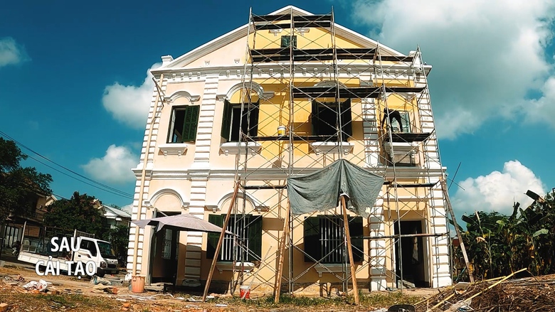 Hậu trường phục dựng biệt thự 150 tuổi trong "Linh Miêu - Quỷ nhập tràng"- Ảnh 2. Hậu trường phục dựng biệt thự 150 tuổi trong "Linh Miêu - Quỷ nhập tràng"- Ảnh 2.