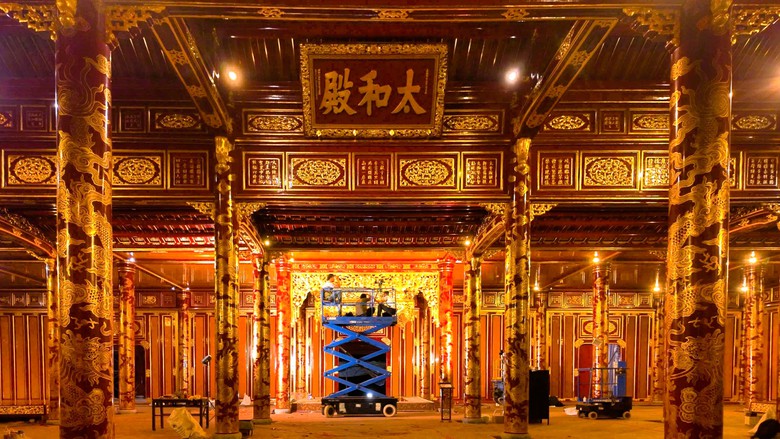 Ngắm ng&ocirc;i điện quan trọng nhất trong Ho&agrave;ng th&agrave;nh Huế sắp kh&aacute;nh th&agrave;nh sau 3 năm tr&ugrave;ng tu- Ảnh 1.