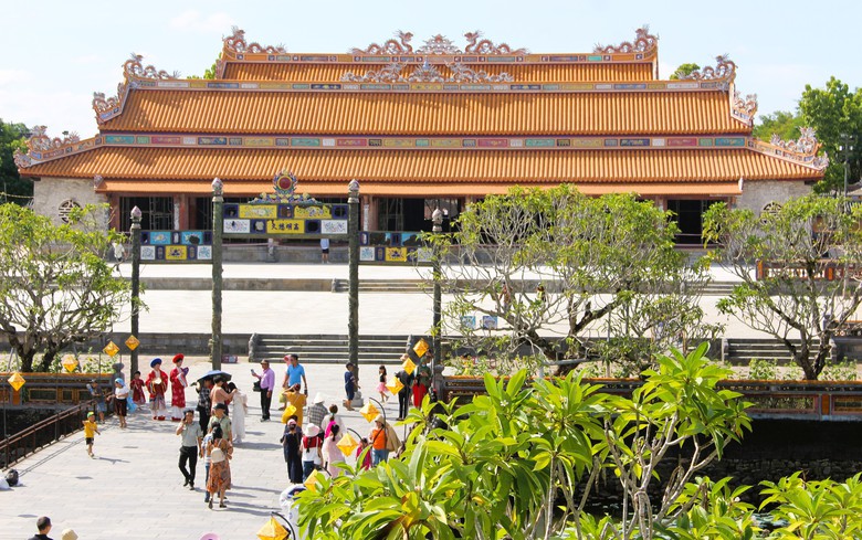 Ngắm ng&ocirc;i điện quan trọng nhất trong Ho&agrave;ng th&agrave;nh Huế sắp kh&aacute;nh th&agrave;nh sau 3 năm tr&ugrave;ng tu- Ảnh 10.