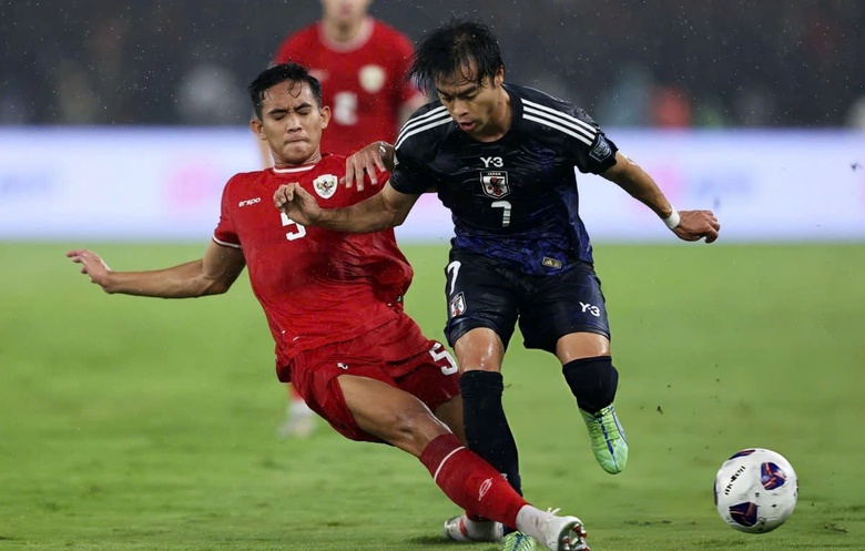 V&ograve;ng loại World Cup 2026: Cựu sao Liverpool lập c&ocirc;ng, Nhật Bản thắng hủy diệt Indonesia- Ảnh 1.