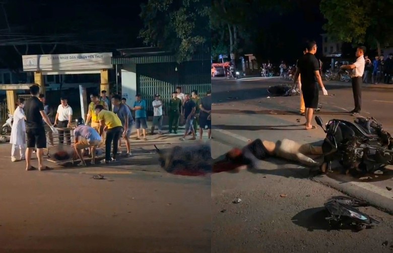 H&ograve;a B&igrave;nh: Tai nạn trước cổng bệnh viện, 2 người tử vong- Ảnh 1.
