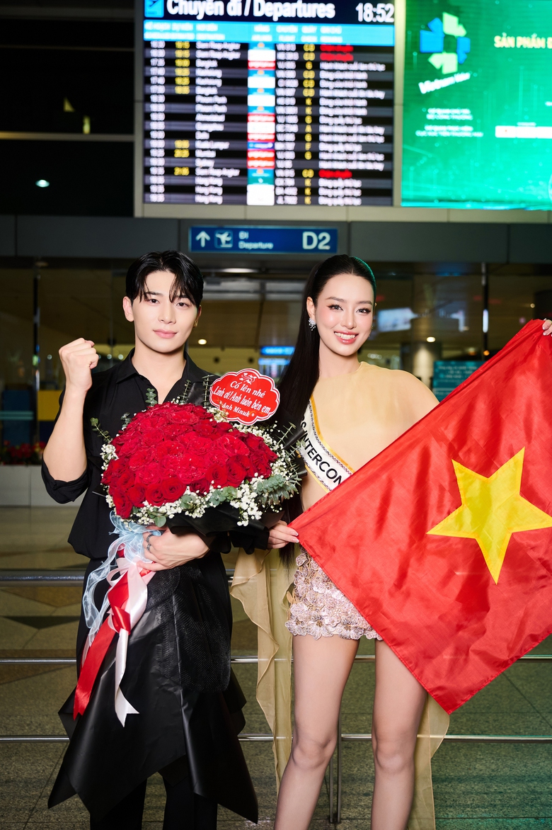 &Aacute; hậu B&ugrave;i Kh&aacute;nh Linh ch&iacute;nh thức l&ecirc;n đường sang Ai Cập tham dự Miss Intercontinental 2024- Ảnh 2.