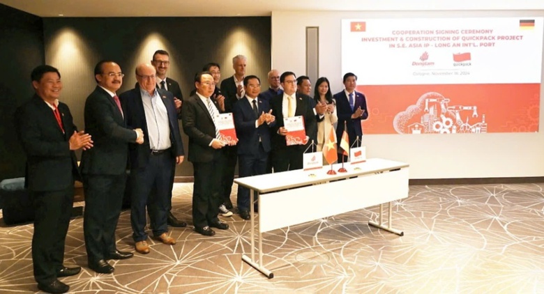 Tập đo&agrave;n của Đức đầu tư nh&agrave; m&aacute;y 30 triệu euro v&agrave;o cụm cảng quốc tế Long An- Ảnh 1.