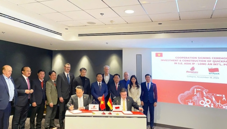 Tập đo&agrave;n của Đức đầu tư nh&agrave; m&aacute;y 30 triệu euro v&agrave;o cụm cảng quốc tế Long An- Ảnh 2.