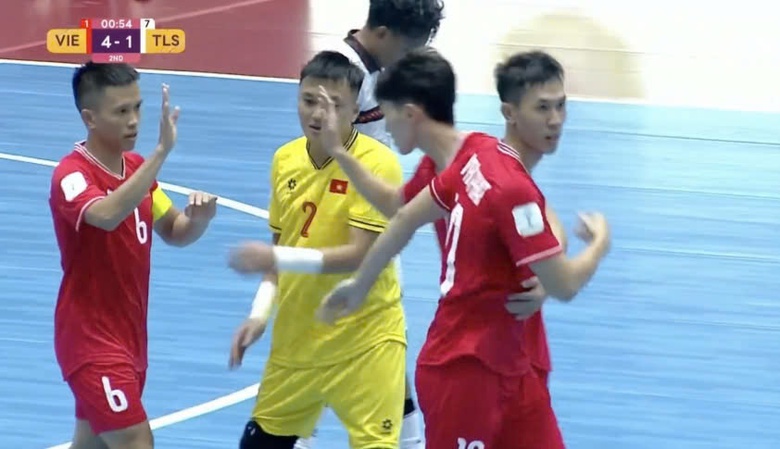 Futsal Việt Nam vs futsal Đ&ocirc;ng Timor: Chiến thắng nhẹ nh&agrave;ng  
- Ảnh 1.