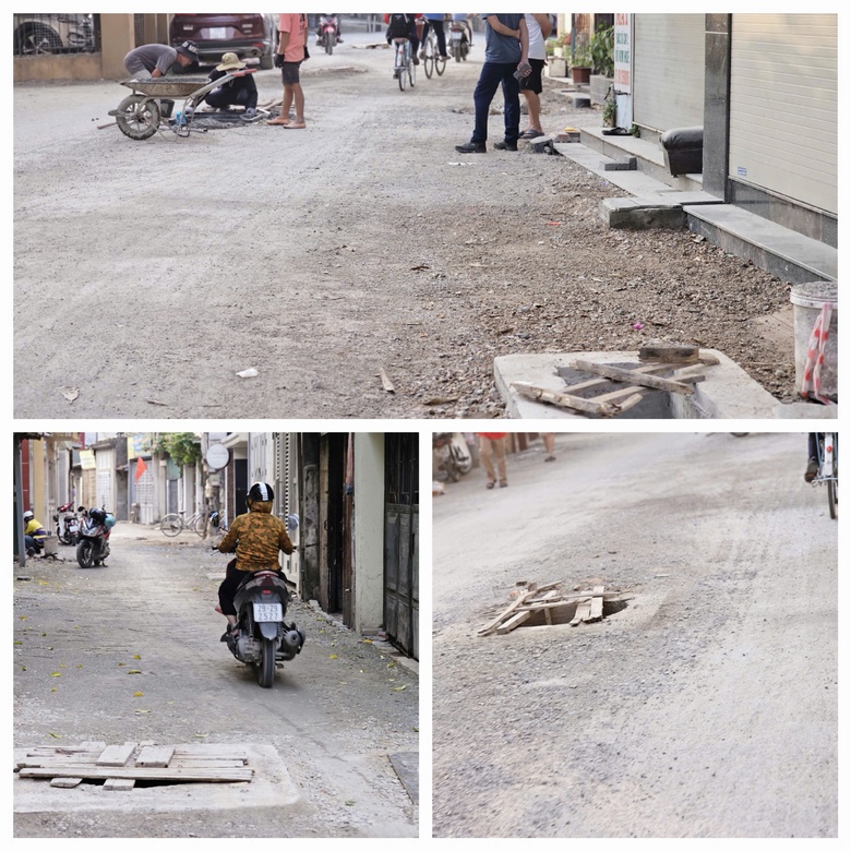 H&agrave; Nội: Bất an dự &aacute;n n&acirc;ng cấp đường giao th&ocirc;ng thi c&ocirc;ng ẩu- Ảnh 2.