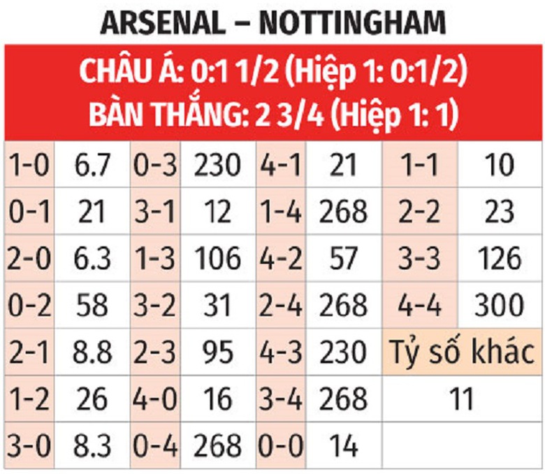 Nhận định, soi tỷ lệ Arsenal vs Nottingham (22h ng&agrave;y 23/11), Ngoại hạng Anh 2024-2025- Ảnh 2.