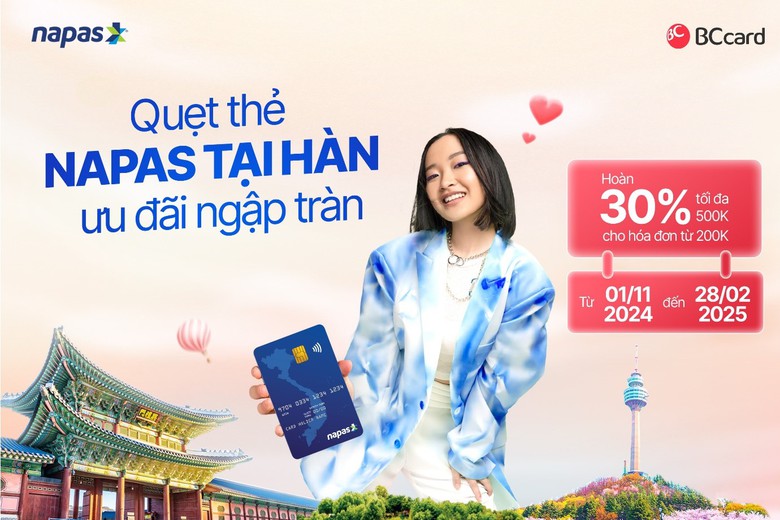Ưu đãi tới 30% khi thanh toán thẻ NAPAS Agribank tại Hàn Quốc- Ảnh 2. Ưu đãi tới 30% khi thanh toán thẻ NAPAS Agribank tại Hàn Quốc- Ảnh 2.