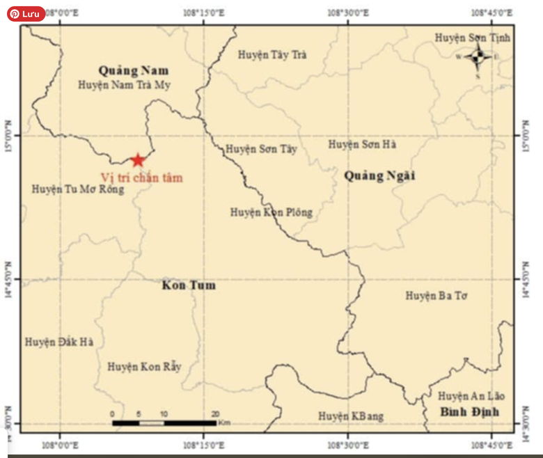 Li&ecirc;n tục 2 trận động đất ở Kon Tum chiều 30/11- Ảnh 1.