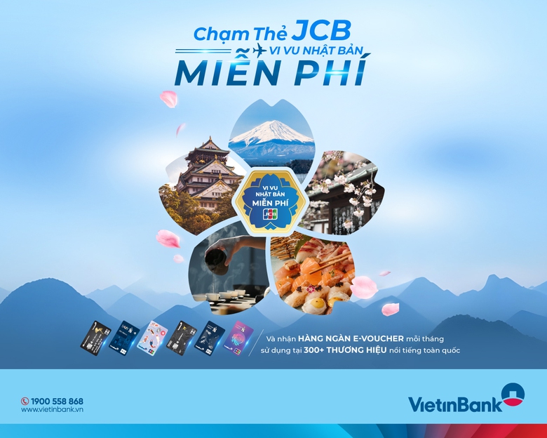 &ldquo;Chạm thẻ JCB, vi vu Nhật Bản miễn ph&iacute;&rdquo; c&ugrave;ng VietinBank- Ảnh 1.
