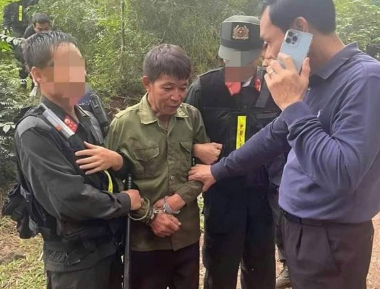 C&ocirc;ng an H&ograve;a B&igrave;nh bắt nghi phạm giết người sau 30 giờ lẩn trốn- Ảnh 1.