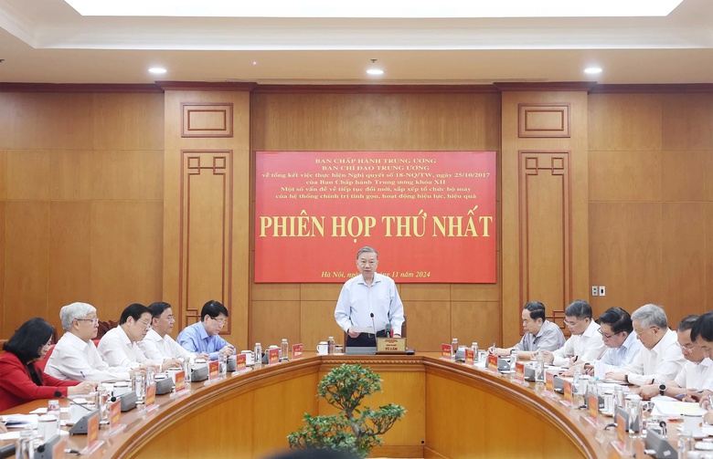 C&aacute;ch mạng tinh gọn bộ m&aacute;y: C&aacute;n bộ phải dũng cảm, d&aacute;m hy sinh v&igrave; lợi &iacute;ch chung- Ảnh 2.